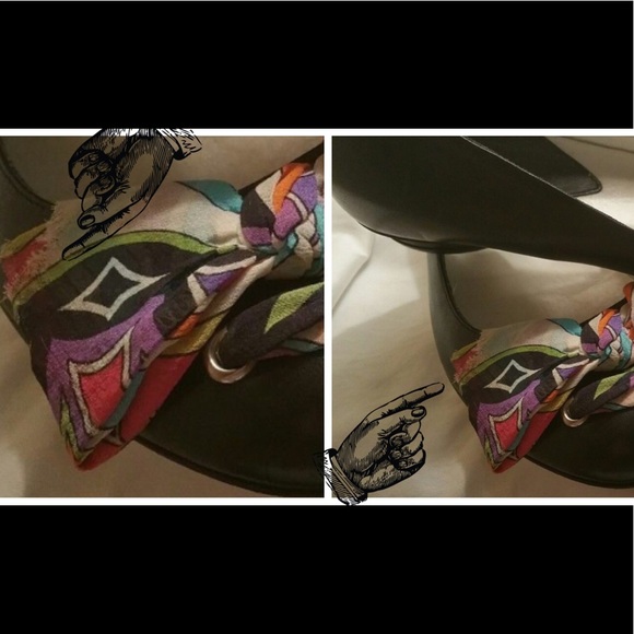Emilio Pucci Flats w/ Pucci signature. SUPER COMFY! - Picture 7 of 7